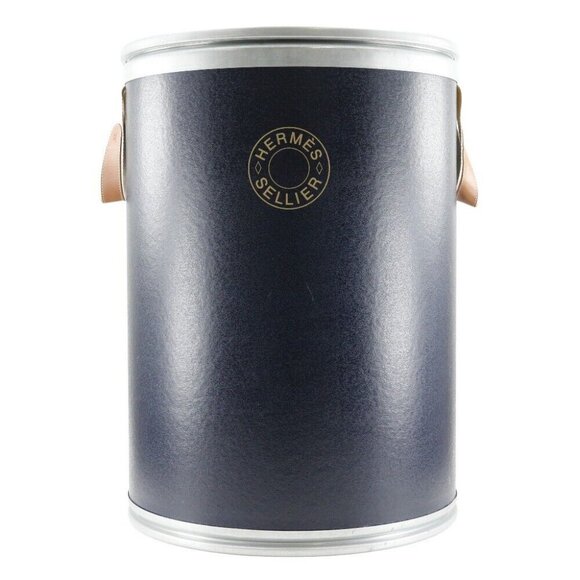 HERMES Saddle Box Large Size Interior other Serie Line Saddlery Tin Storage - Picture 1 of 8